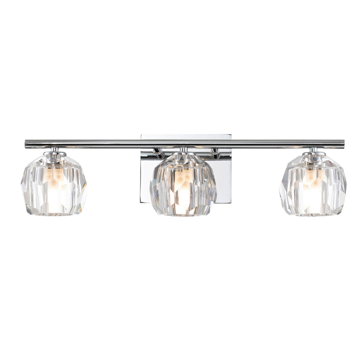 NÁSTĚNNÉ KOUPELNOVÉ SVÍTIDLO, 55/16,6 cm  - barvy chromu, Design, kov/sklo (55/16,6cm) - Elstead Lighting
