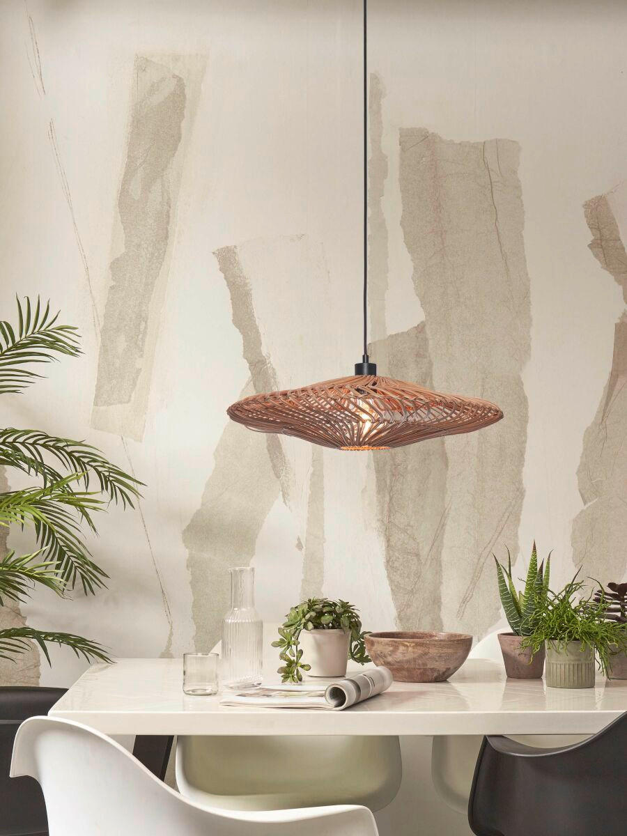 HÄNGELEUCHTE 55/14 cm  - Naturfarben, Trend, Naturmaterialien (55/14cm) - Good & Mojo