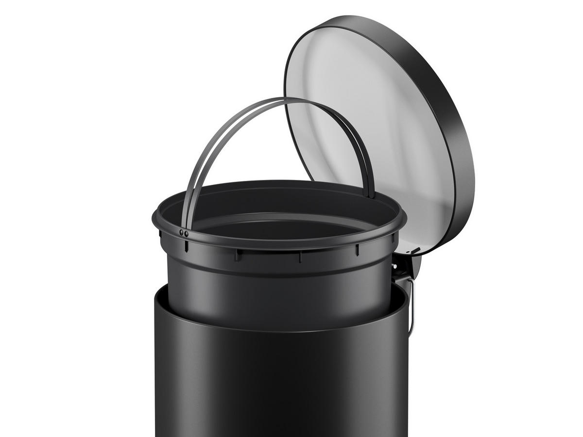 ABFALLSAMMLER SELEKTA 20 L  - Schwarz, Basics, Kunststoff/Metall (29/37/43,5cm) - Hailo
