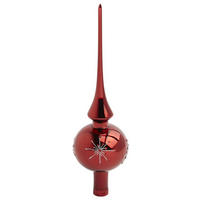 CHRISTBAUMSPITZE  - Bordeaux, LIFESTYLE, Glas (27/7cm) - X-Mas