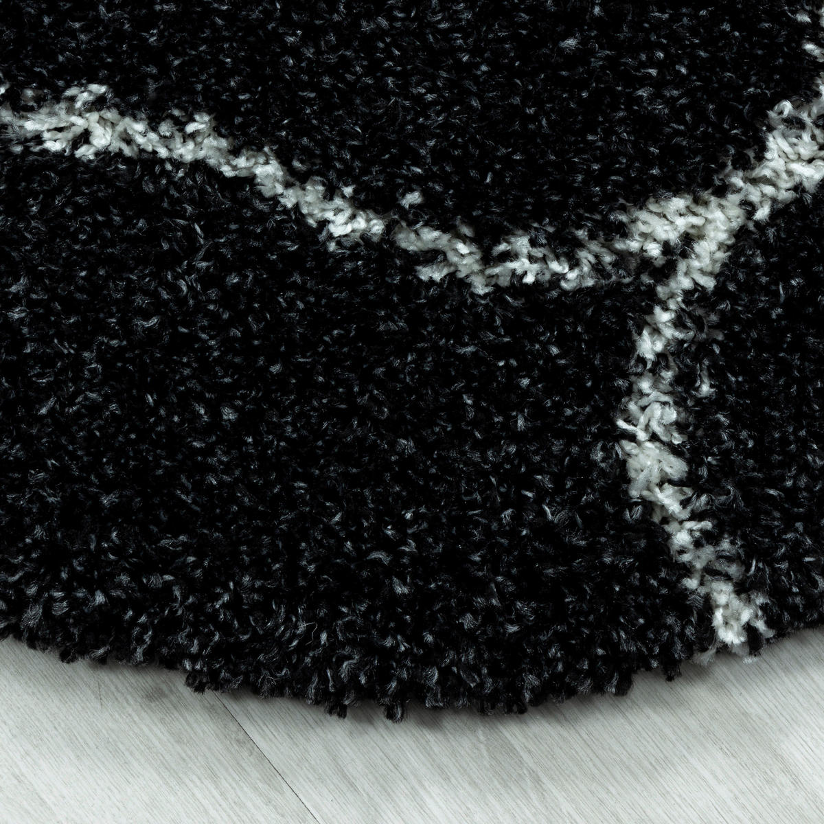 PREPROGA Z VISOKIM FLOROM Salsa 3201 Anthrazit   tkano  antracit  - antracit, Design, tekstil (200cm)