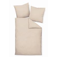 BETTWÄSCHE Seersucker 200/220 cm  - Beige/Naturfarben, Basics, Textil (200/220cm) - Janine