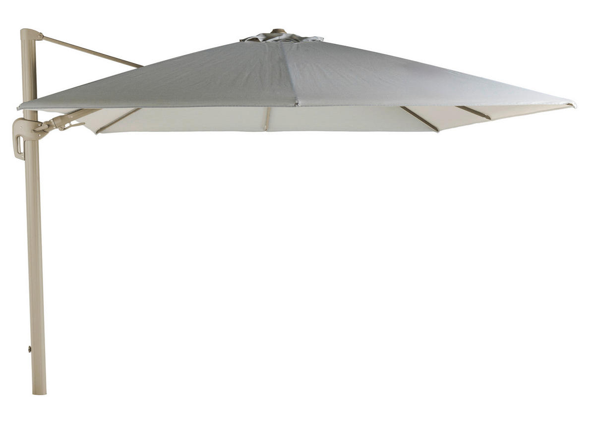 AMPELSCHIRM  300/300 cm  - Champagner/Anthrazit, Basics, Textil/Metall (300/300cm) - Tierra Outdoor