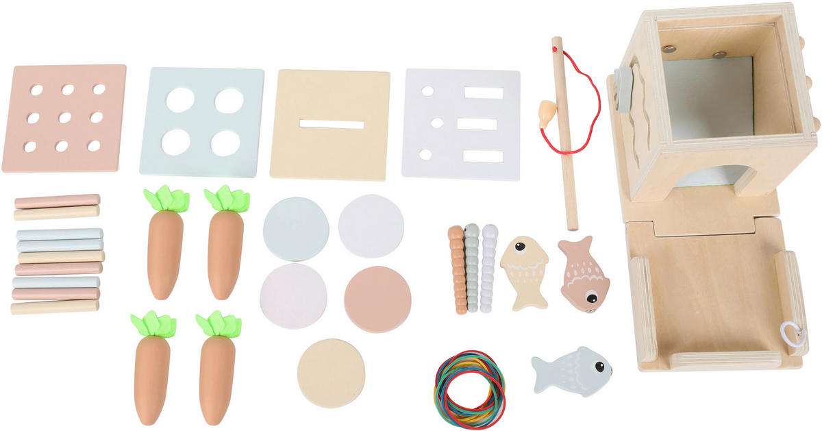 MOTORICKÁ HRA - vícebarevná, Trend, kov/kompozitní dřevo (11/12,9/10,75cm) - Avelia