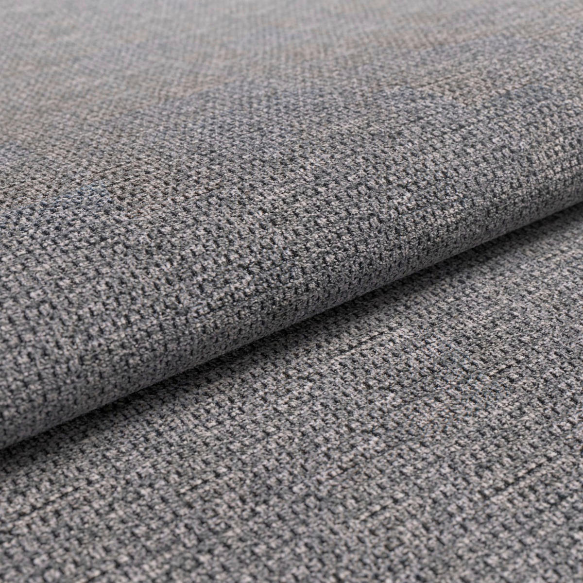 RELAXLIEGE inkl. Akku Flachgewebe Dunkelgrau  - Dunkelgrau/Schwarz, MODERN, Textil/Metall (82/53-115/156-206cm) - Pure Home Comfort