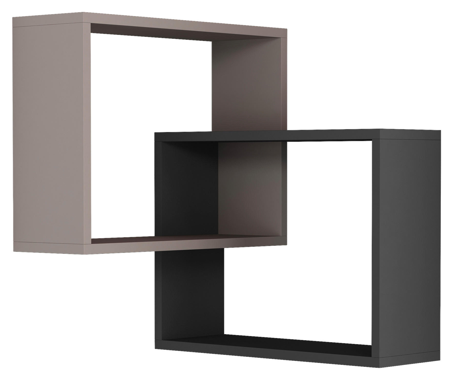 VÄGGHYLLA 60/68/20 cm  - beige, Design, trämaterial (60/68/20cm) - Livetastic