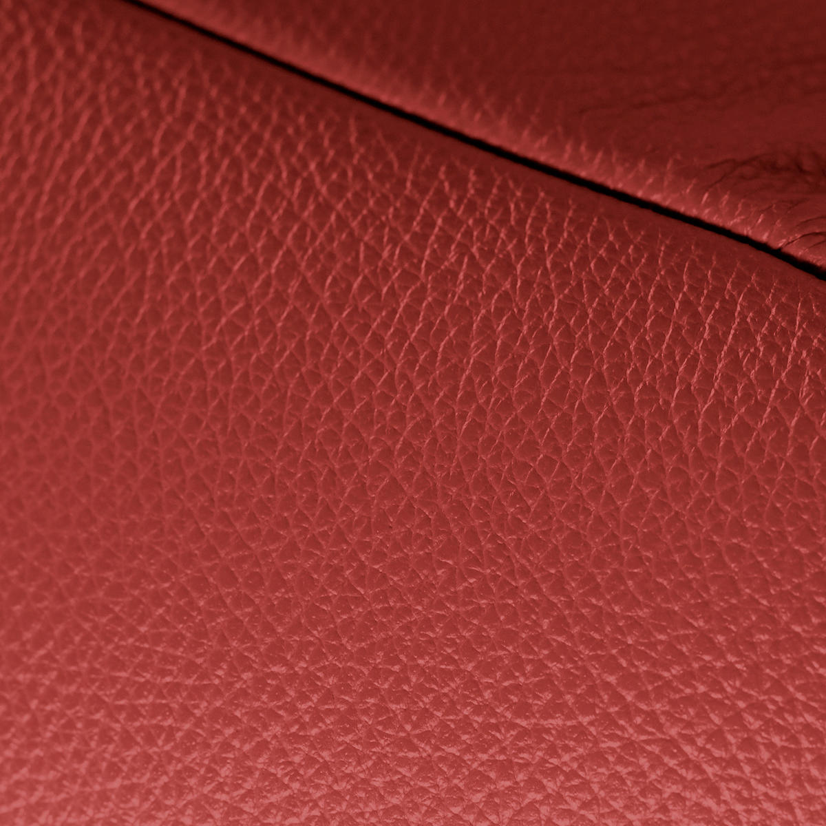 RELAXLIEGE in Echtleder Rot  - Silberfarben/Rot, Design, Leder/Metall (65/65-95/171cm) - Livetastic