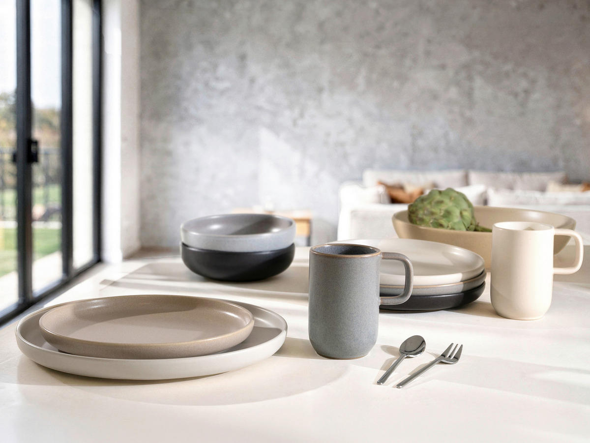 KOMBISERVICE Uno 16-teilig  - Multicolor, Basics, Keramik - Creatable