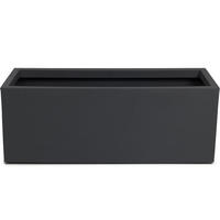 BLUMENKASTEN  - Anthrazit, Basics, Kunststoff (80/30/30cm) - Ambia Garden