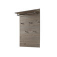 GARDEROBENPANEEL  in 84/128/29 cm  - Eichefarben, Basics, Holzwerkstoff (84/128/29cm) - Carryhome