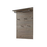 GARDEROBENPANEEL  in 84/128/29 cm  - Eichefarben, Basics, Holzwerkstoff (84/128/29cm) - Carryhome