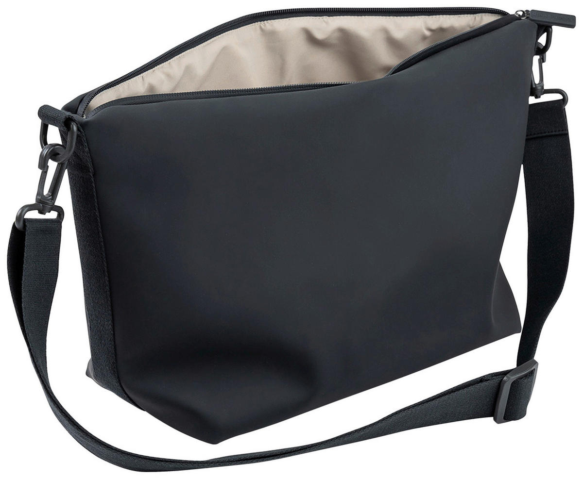 WICKELTASCHE  - Schwarz, Basics, Kunststoff/Textil (44/14/25cm)