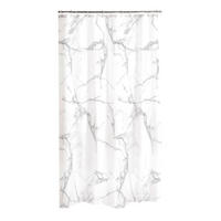 ZAVJESA ZA TUŠ  bijela  MARBLE  - bijela, Basics, plastika (180/200cm) - Homeware