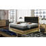 BOXSPRINGBETT Webstoff 160/200 cm INKL. Beleuchtung, Topper - Dunkelgrau/Eichefarben, Design, Holz/Textil (160/200cm) - Linea Natura BOXSPRINGBETT Webstoff 160/200 cm INKL. Beleuchtung, Topper - Dunkelgrau/Eichefarben, Design, Holz/Textil (160/200cm) - Linea Natura