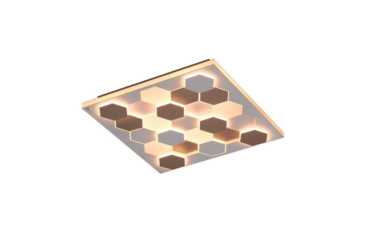 LED-DECKENLEUCHTE Cifavo   - Weiß, Design, Metall (55/55/7,5cm) - Cinque