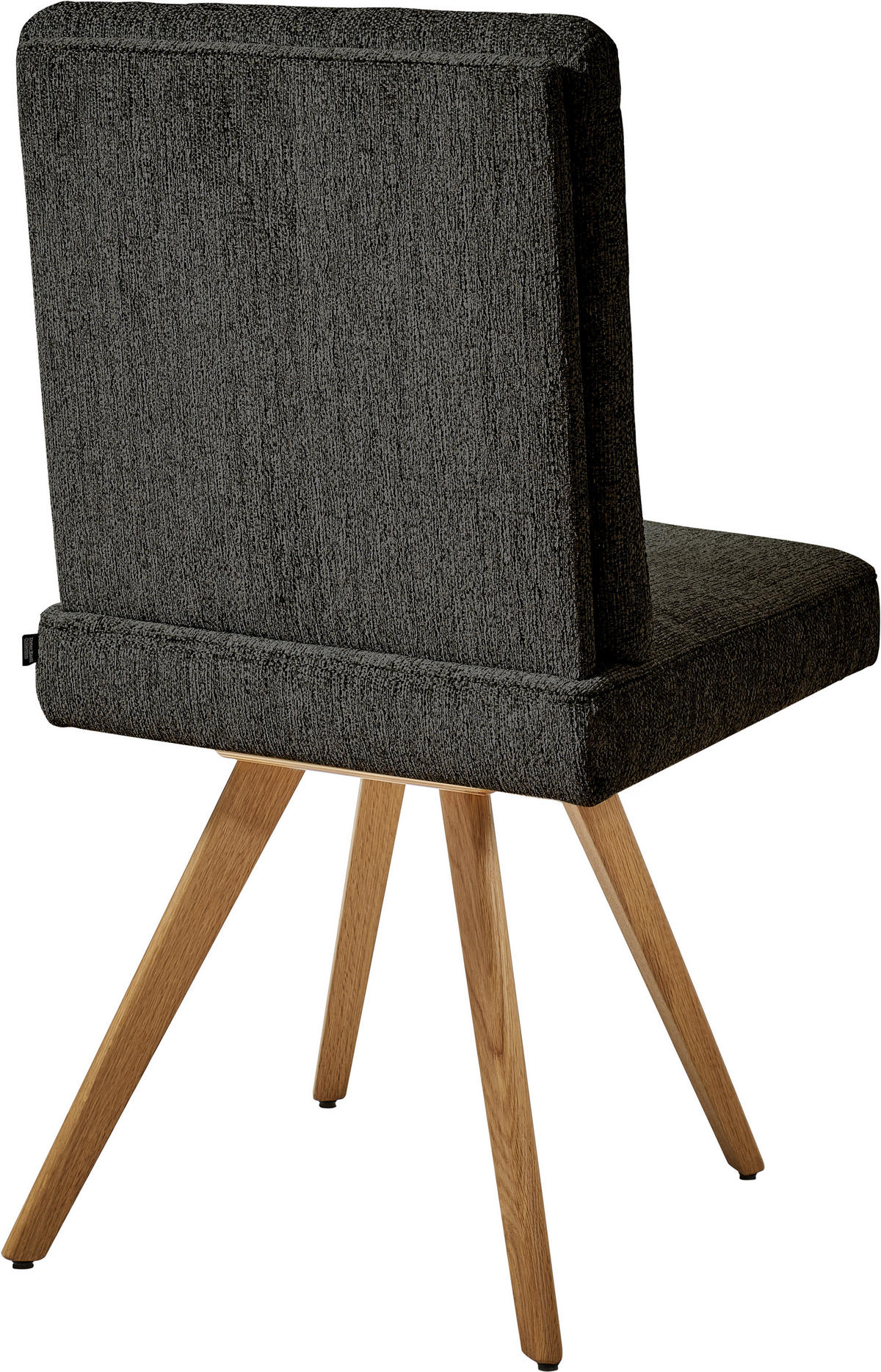 STUHL  in Flachgewebe Holz, Textil  - Eichefarben/Braun, Design, Holz/Textil (46/94/58cm) - Dieter Knoll