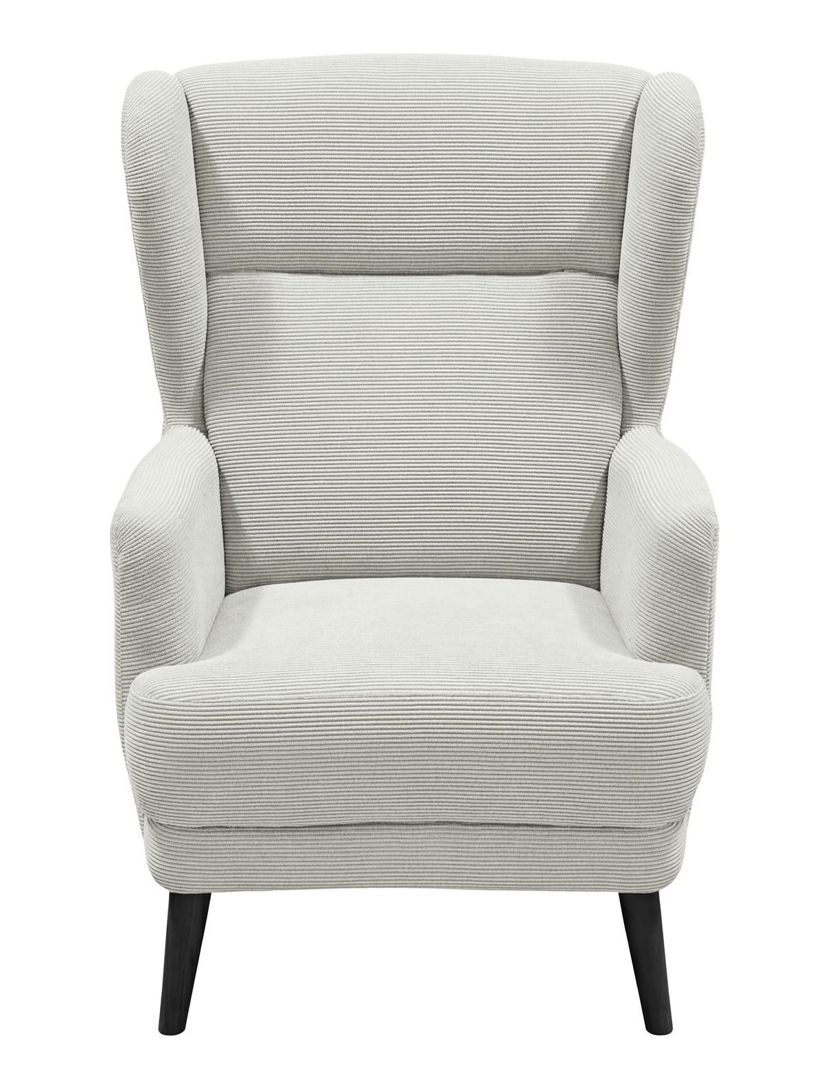 SESSEL in Cord Sandfarben  - Sandfarben/Schwarz, MODERN, Holz/Textil (74/106/94cm) - MID.YOU