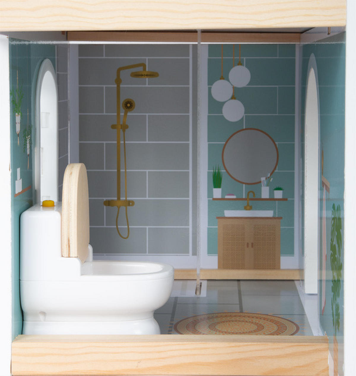 PUPPENHAUS  - Multicolor, Basics, Holz/Kunststoff (49/51/29cm) - small foot