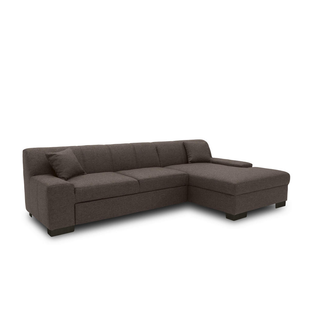 Thumbnail - Mid.you Ecksofa, Grau, Textil, Uni, 3-Sitzer, L-Form, 268x153 cm, Made in EU, FSC Mix, Rücken echt, Wohnzimmer, Sofas & ...