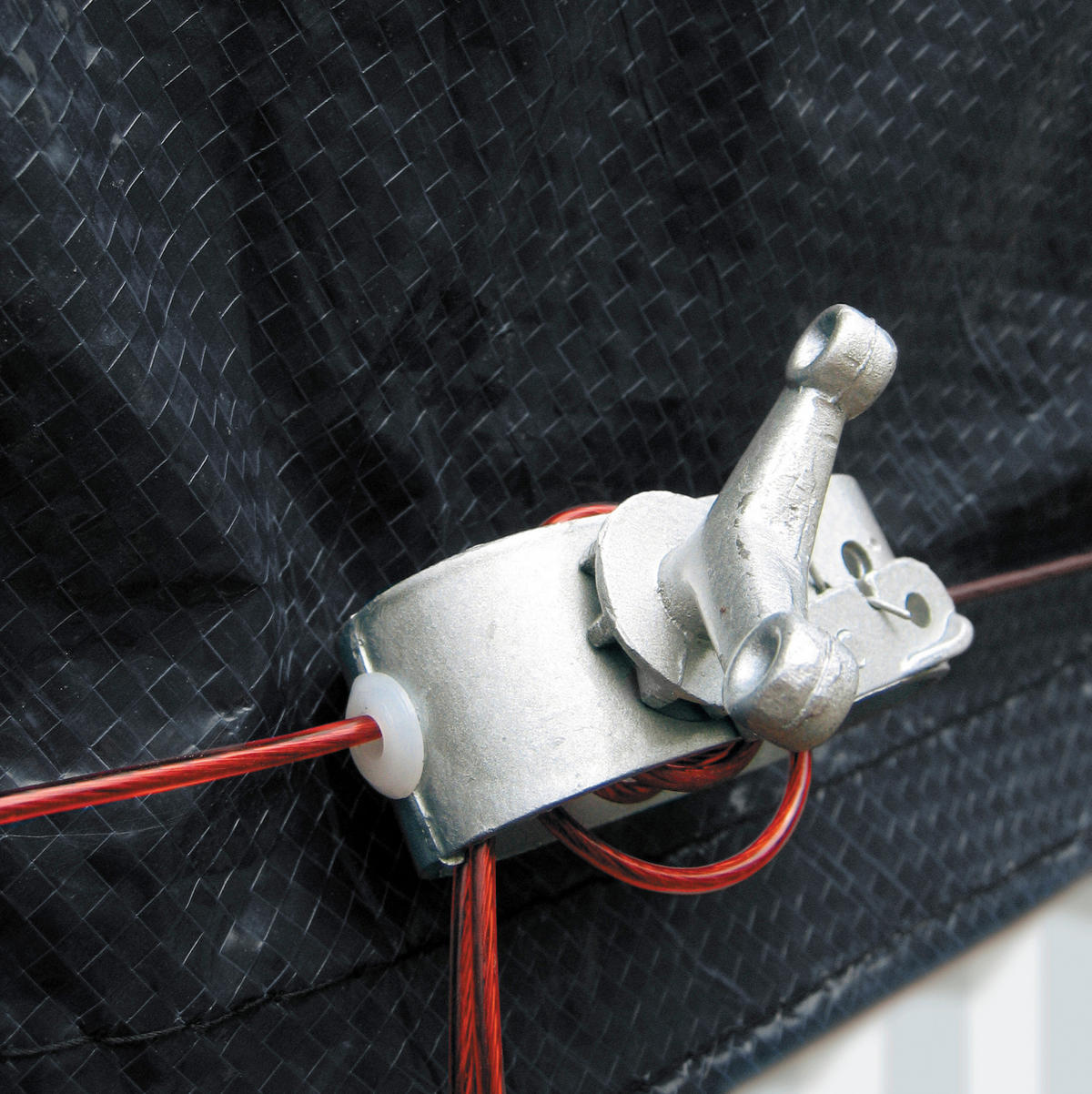 POOLABDECKPLANE 730 cm  - Schwarz, KONVENTIONELL, Kunststoff (730cm) - Gre