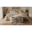 TRUHENBANK 120/42/42 cm Webpelz Weiß Pappel Sperrholz  - Weiß, LIFESTYLE, Holz/Textil (120/42/42cm) - Xora