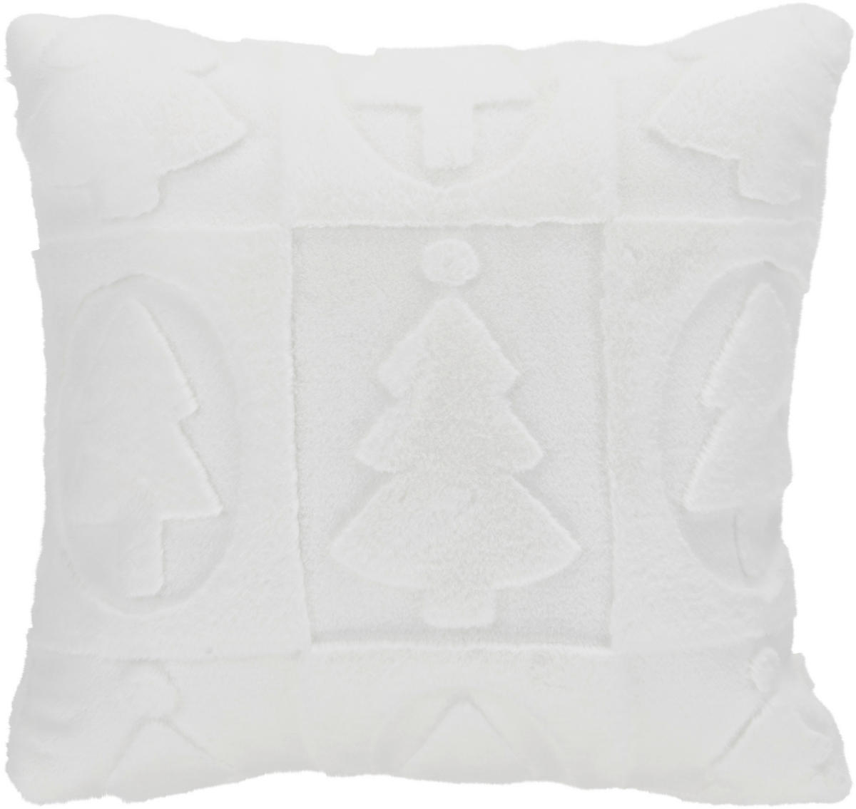 KISSENHÜLLE WHITE WINTER 48/48 cm  - Weiß, KONVENTIONELL, Textil (48/48cm) - X-Mas