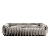 HUNDEBETT - Grau, Basics, Textil (70/50/15cm)