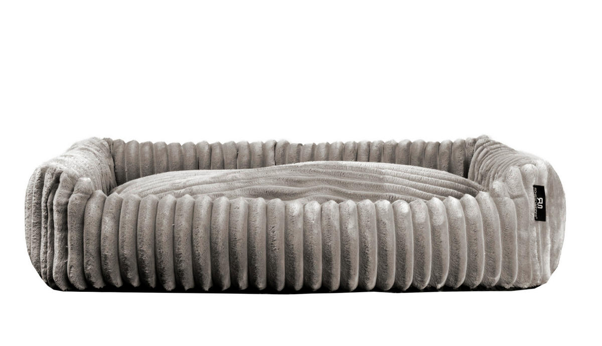 HUNDEBETT - Grau, Basics, Textil (70/50/15cm)