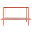COUCHTISCH in Metall 73,4/70/40 cm  - Terracotta, Design, Metall (73,4/70/40cm) - Carryhome