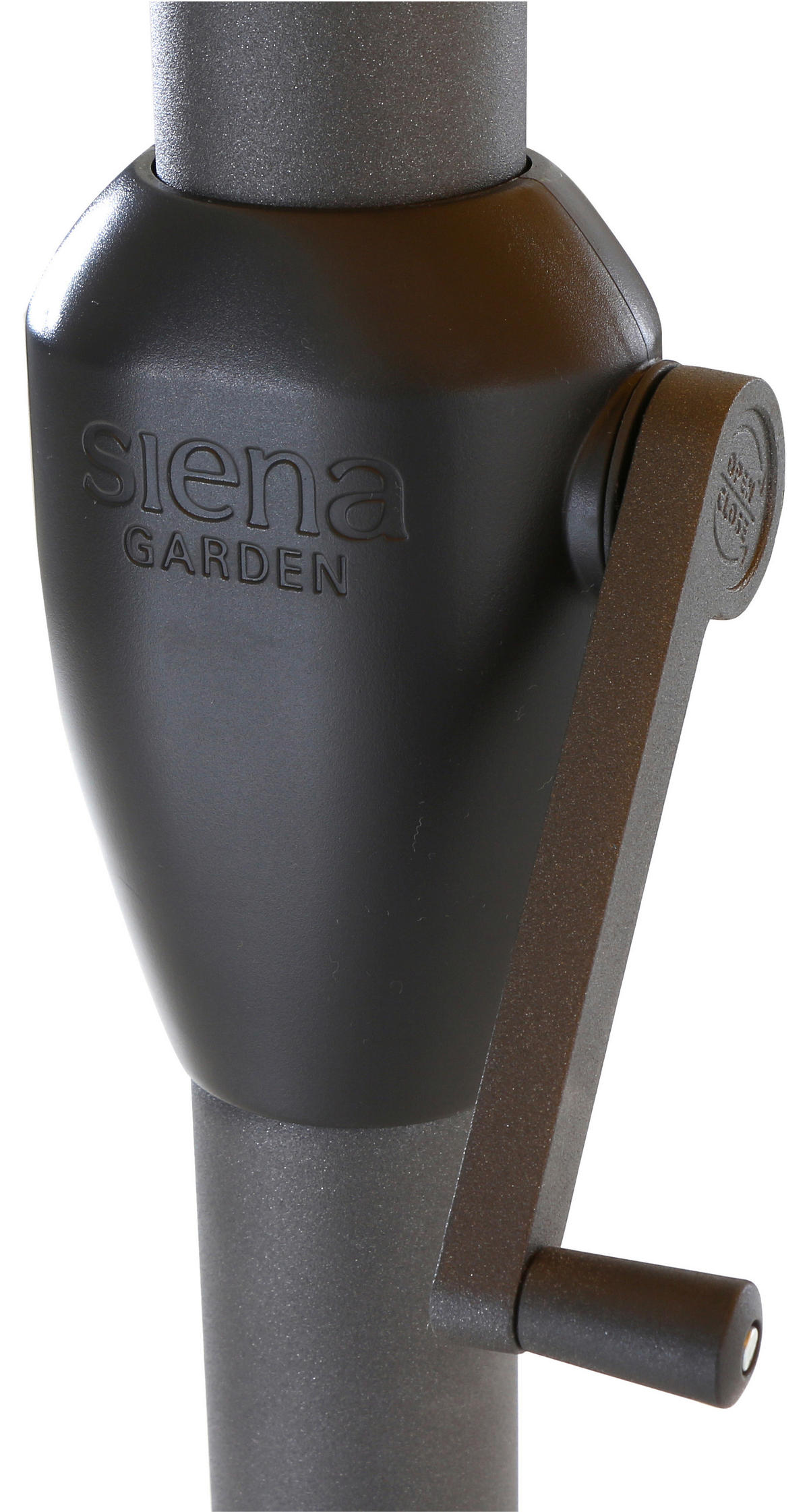 LOUNGEGARNITUR 3-teilig   Teakholz Aluminium, Stahl  - Anthrazit/Teakfarben, KONVENTIONELL, Holz/Kunststoff - Siena Garden