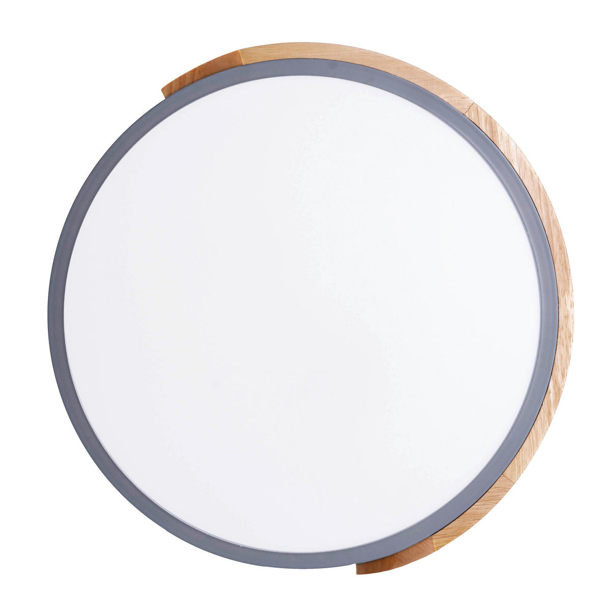 LED-DECKENLEUCHTE 52/5.5 cm   - Eichefarben/Transparent, Natur, Holz/Kunststoff (52/5.5cm) - Näve