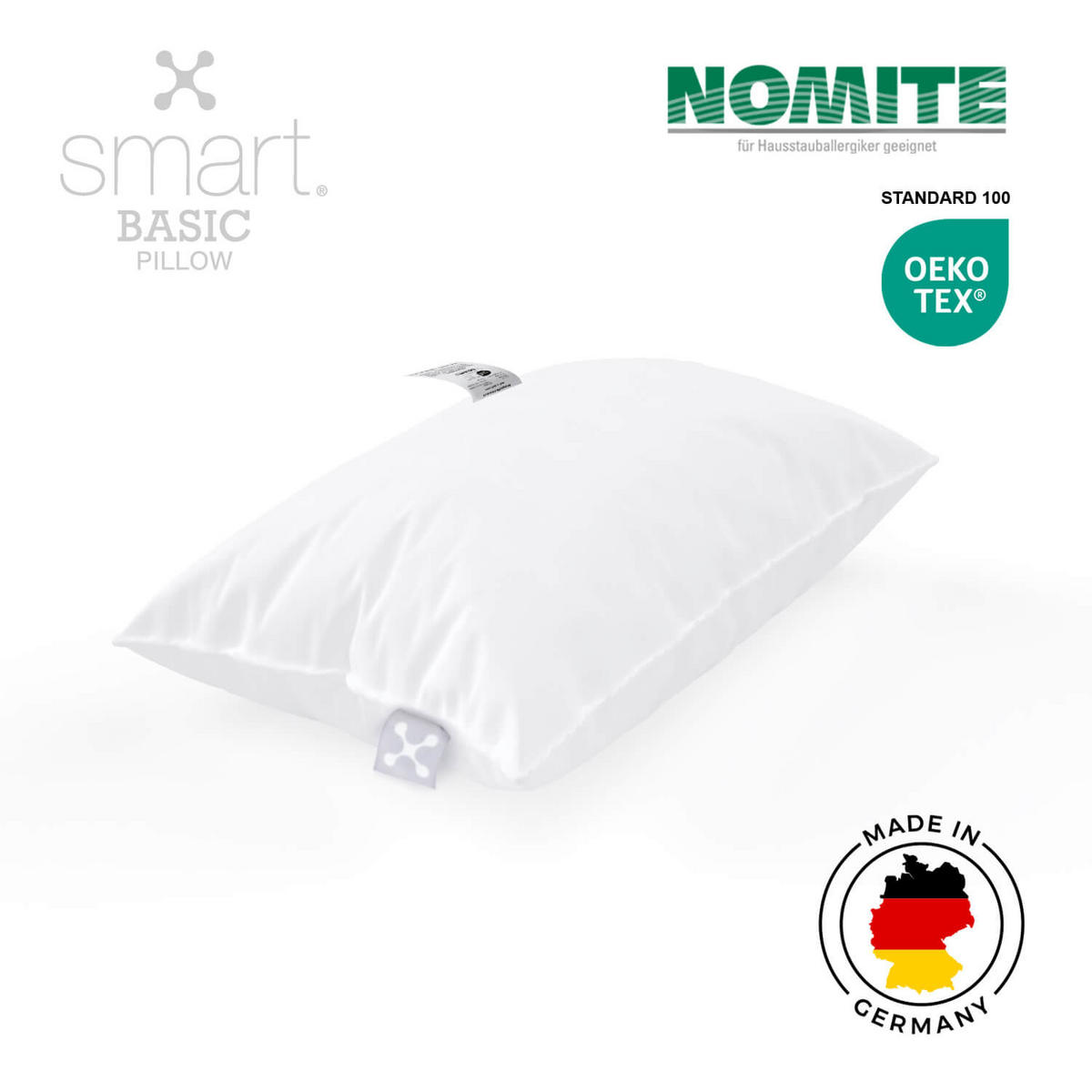 KOPFKISSEN  KIDS BASIC  30/50 cm       - Basics, Textil (30/50cm) - Smartsleep