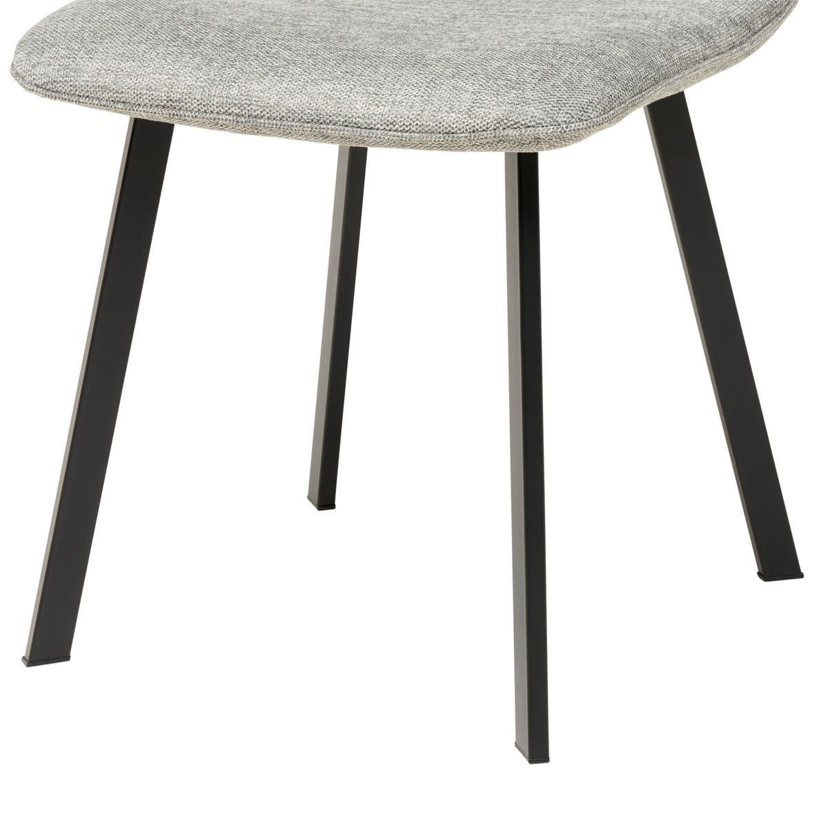 TISCHGRUPPE   - Hellgrau/Weiß, KONVENTIONELL, Textil/Metall (140/46/75/88/80/57cm) - MID.YOU