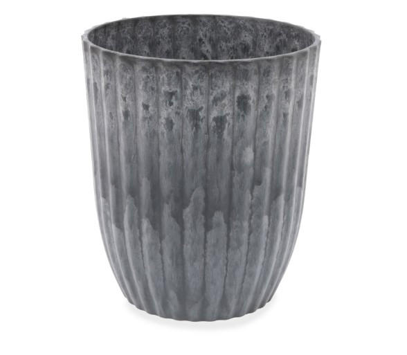 ÜBERTOPF   - Dunkelgrau, Basics, Kunststoff (23/16/27cm)