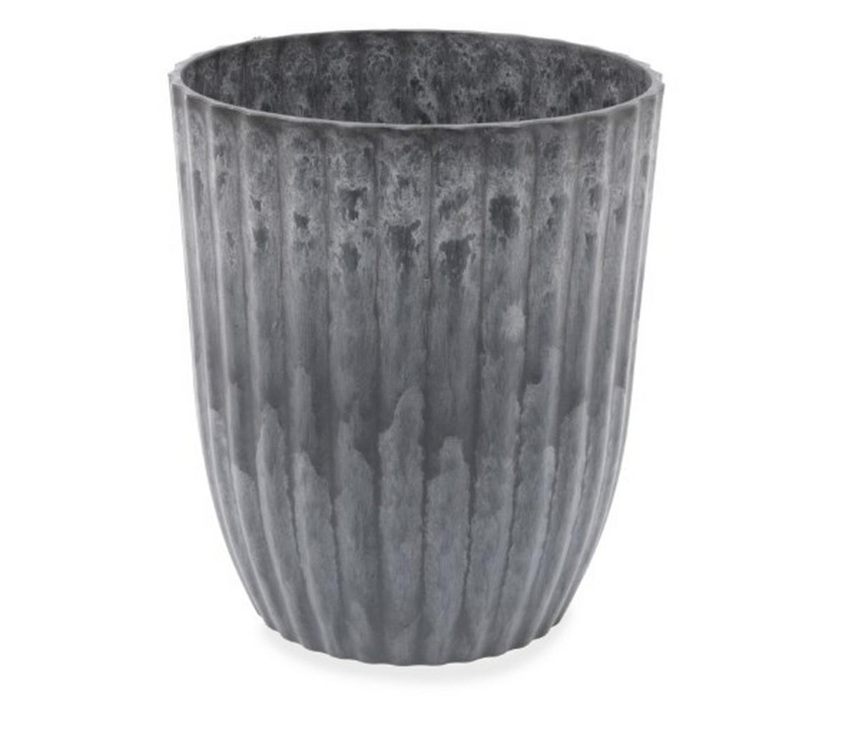 ÜBERTOPF   - Dunkelgrau, Basics, Kunststoff (23/16/27cm)