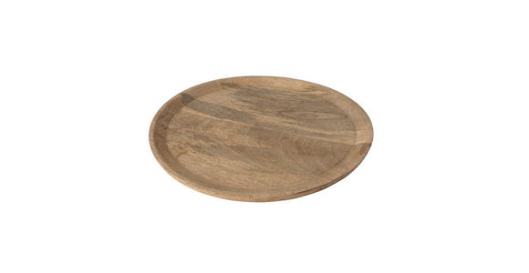 TELLER    - Naturfarben, Basics, Holz (35/2,5cm) - Ambia Home