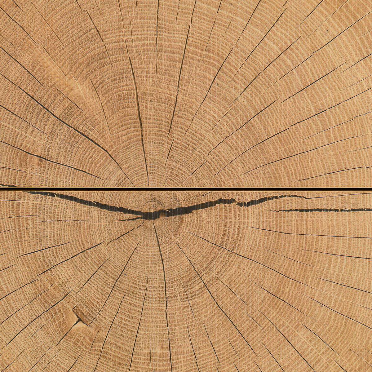 SCHMINKTISCH Grau, Eichefarben  - Eichefarben/Grau, Design, Glas/Holzwerkstoff (110/40/132cm) - Carryhome