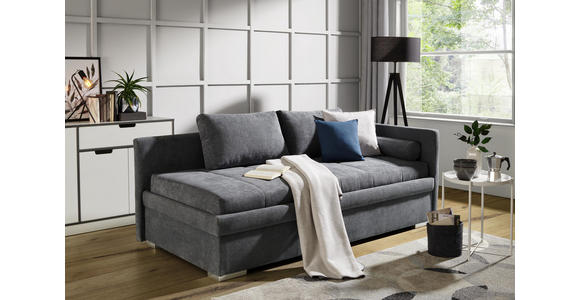 LIEGE Webstoff Rot - Chromfarben/Rot, KONVENTIONELL, Kunststoff/Textil (217/85/104cm) - Venda