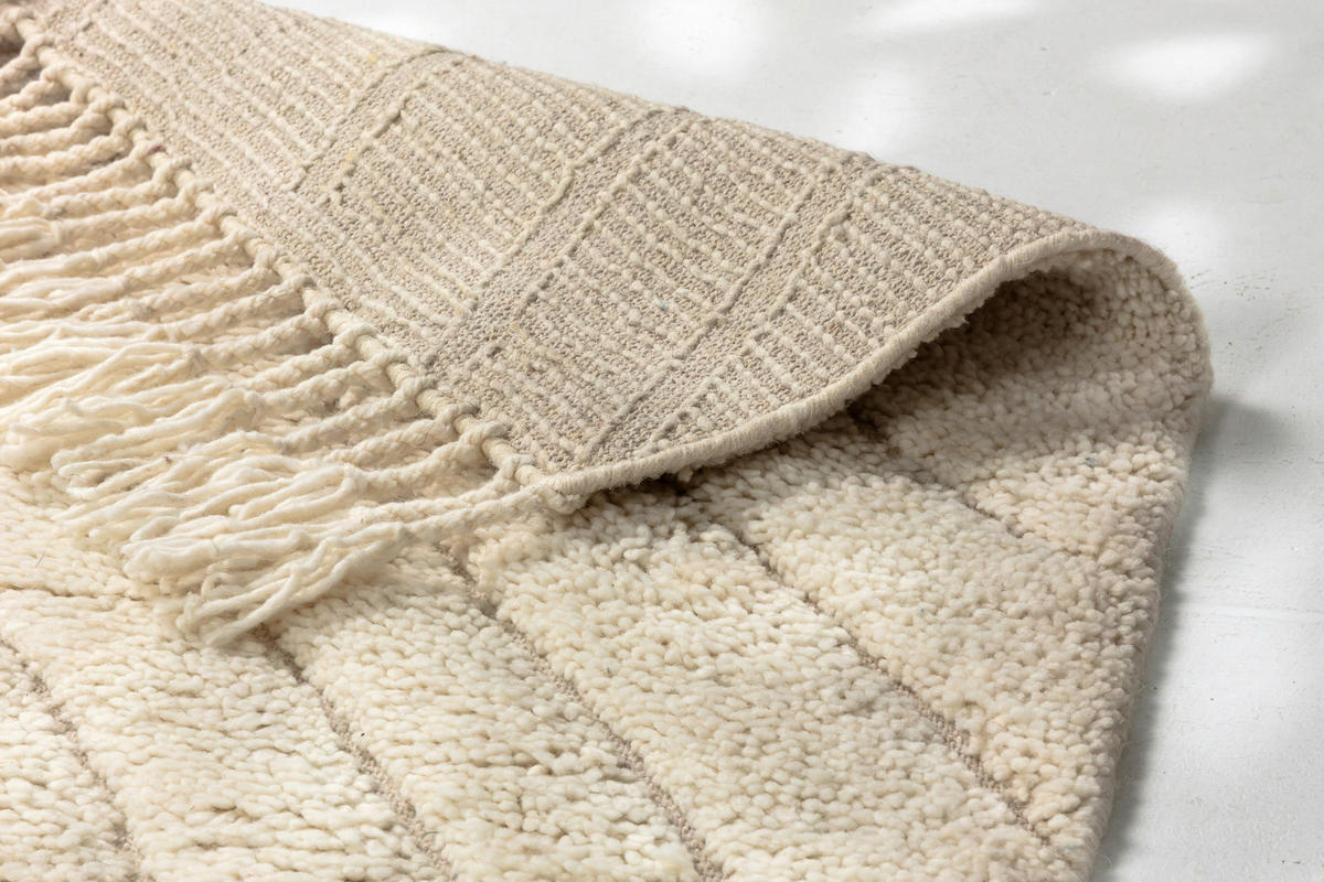 WEBTEPPICH 160/230 cm Liora Creme rechteckig  - Creme, Basics, Textil (160/230cm) - Schöner Wohnen