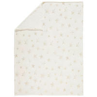 WOHNDECKE 150/200 cm  - Goldfarben/Weiß, Textil (150/200cm) - X-Mas