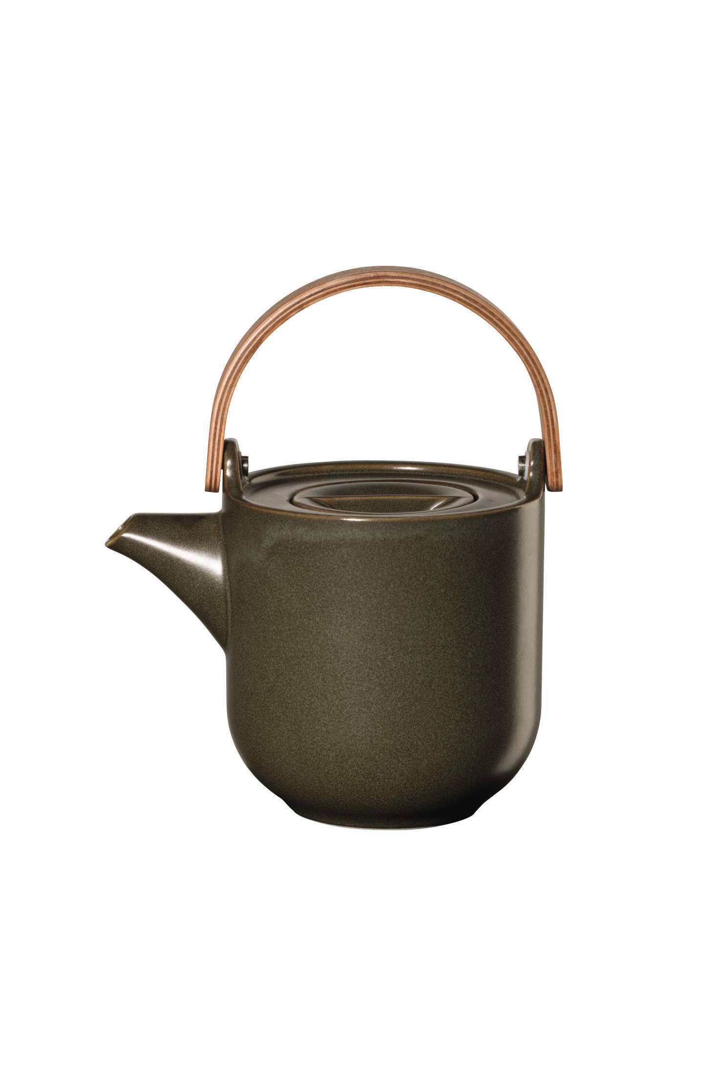 TEEKANNE COPPA NORI  - Dunkelgrün, Design, Holz/Keramik (14,5/10,7/12cm) - ASA