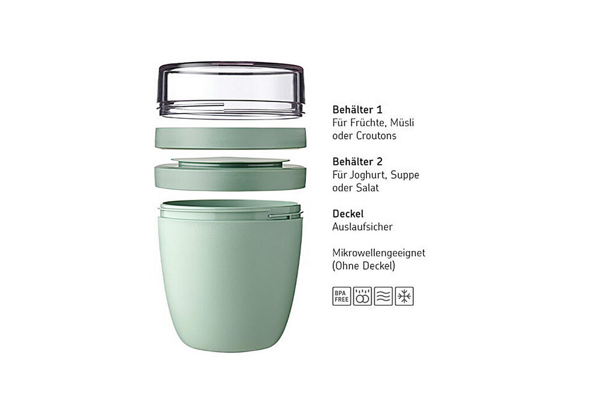 PAUSENSET  - KONVENTIONELL (24,3/19,2/10,8cm) - Mepal