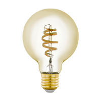 LED-LEUCHTMITTEL   E27 4,9 W  - Goldfarben, Basics, Glas (12,0cm)