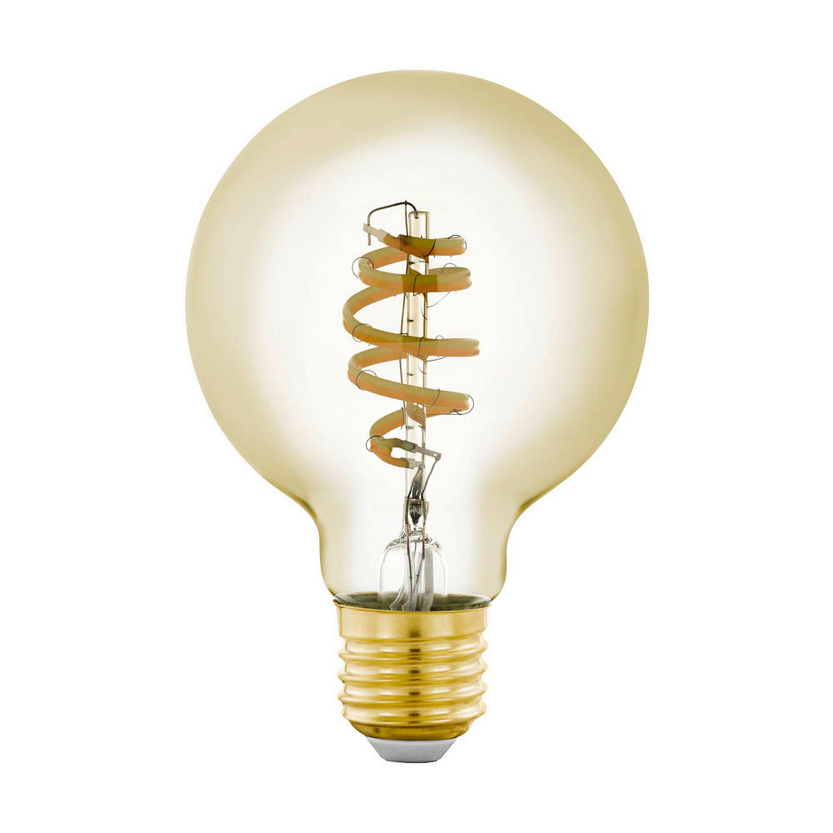 LED-LEUCHTMITTEL   E27 4,9 W  - Goldfarben, Basics, Glas (12,0cm)