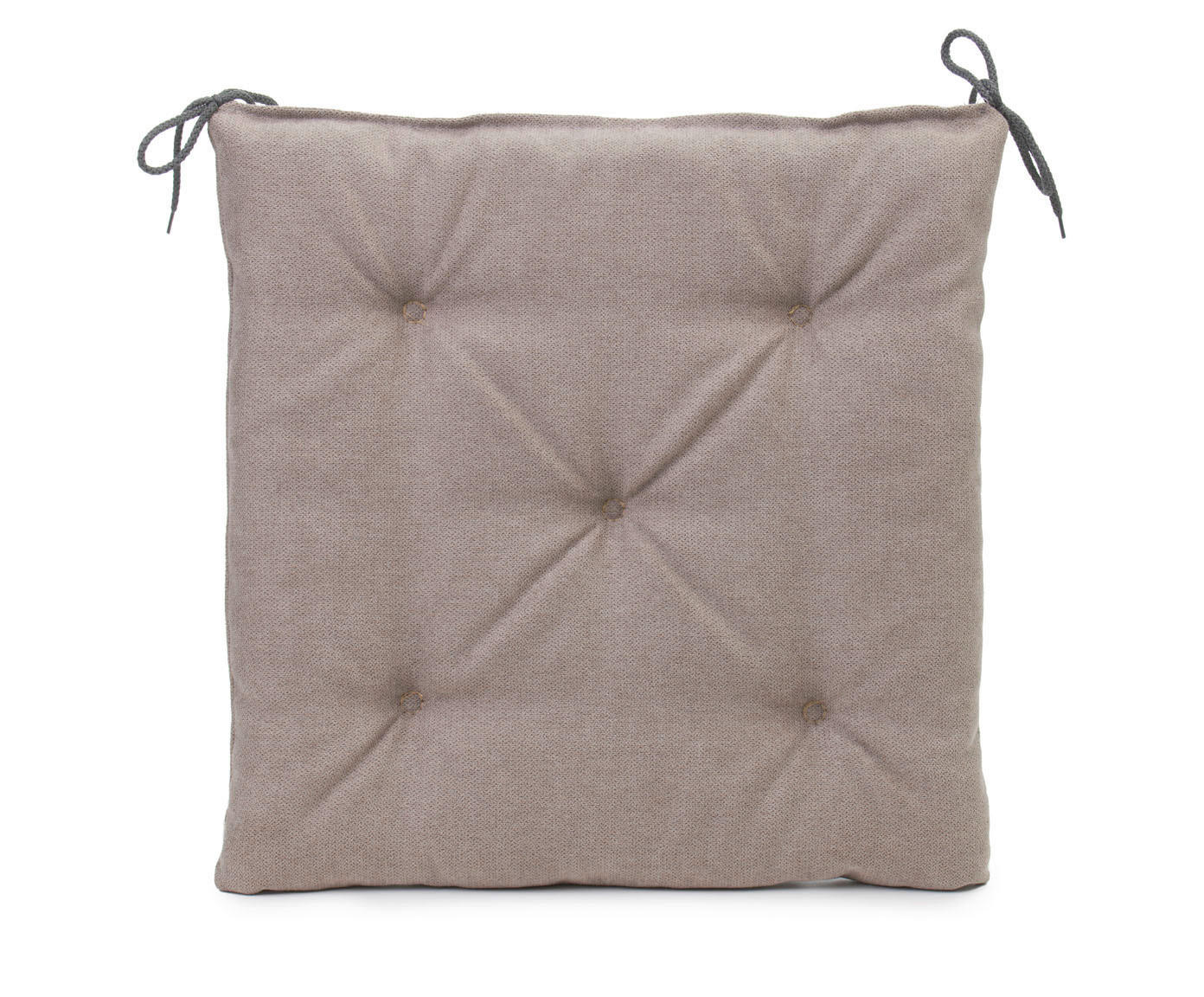 PODSEDÁK, 40/40/4 cm - šedohnědá, Basics, textil (40/40/4cm) - Novel