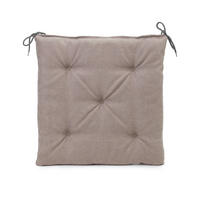 PODSEDÁK, 40/40/4 cm - šedohnědá, Basics, textil (40/40/4cm) - Novel