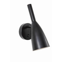 WANDLEUCHTE - Schwarz, Konventionell, Metall (27/10/12cm)