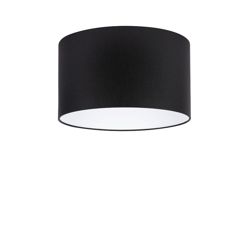 LEUCHTENSCHIRM Chintz 35/24 cm   - Schwarz, Basics, Textil/Metall (35/24cm)