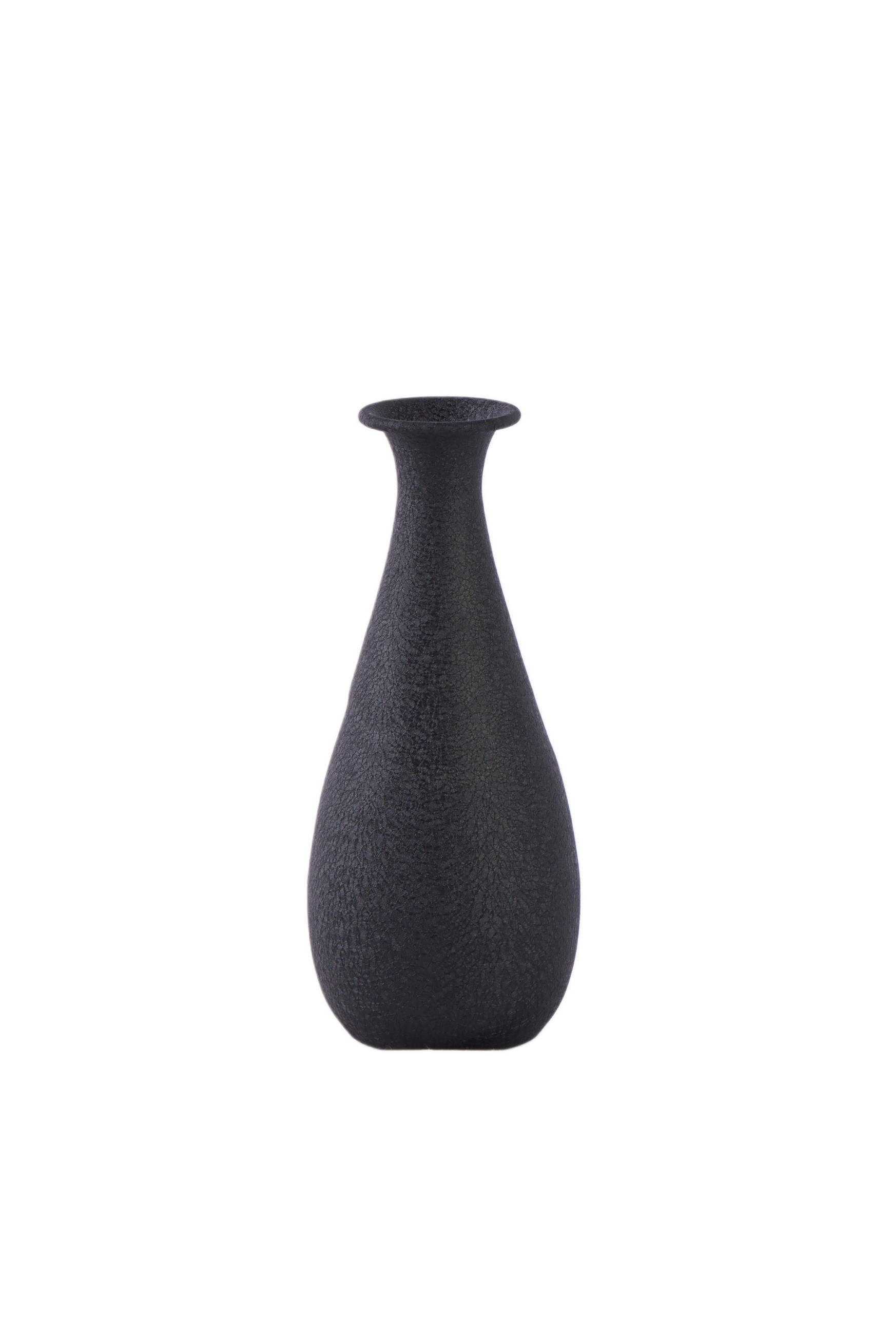 DEKOVASE  - Schwarz, Basics, Metall (9,2/9,2/21,8cm) - Cor Mulder