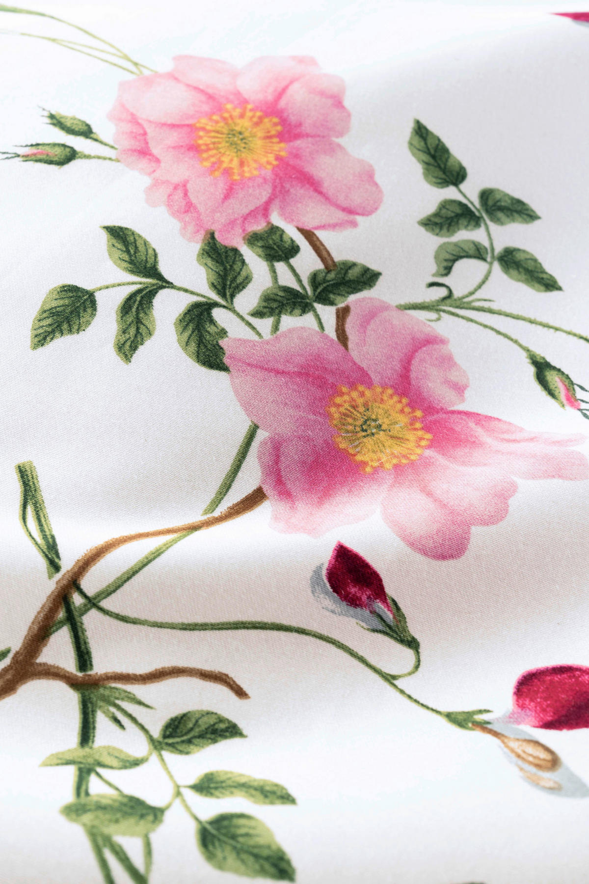 POSTELJNINA 135/200 cm saten bela  - bela, Konvencionalno, tekstil (135/200cm) - Essenza